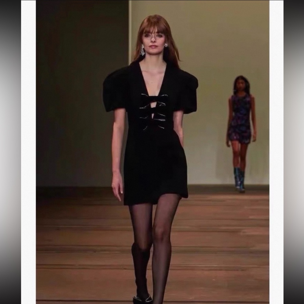 Rebecca Vallance Black Mini Dress